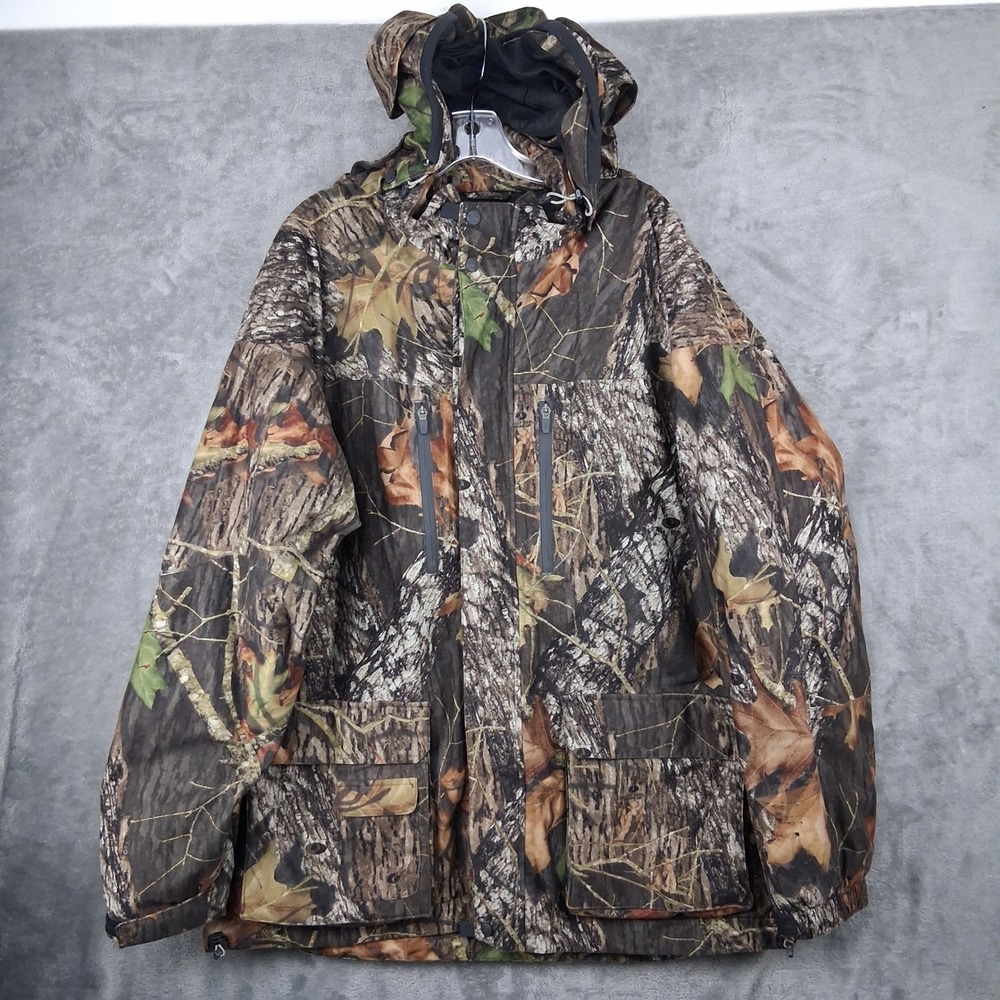 LL Bean Gore-Tex Hunting Jacket Mens XLT Mossy Oak Break Up Camo Insulated Parka